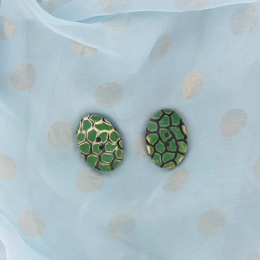 Horn Turtle Back Handmade Button Set