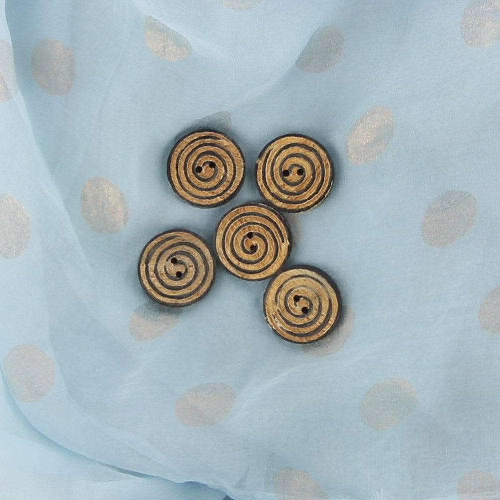 Horn Handmade Creative Energies Button Set