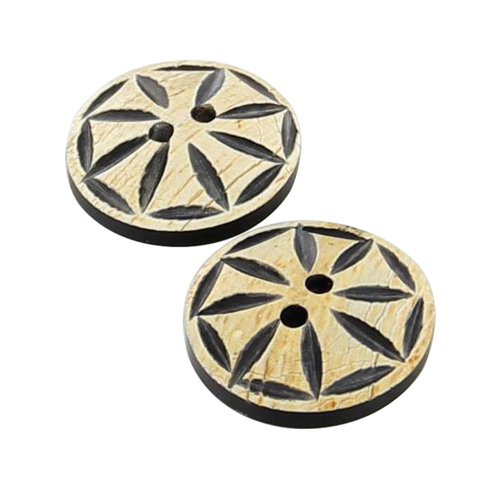 Artisan Handmade Shield Button Set