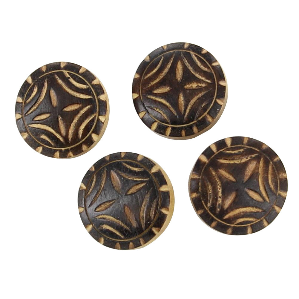 Horn Four Piece Life Essence Button Set