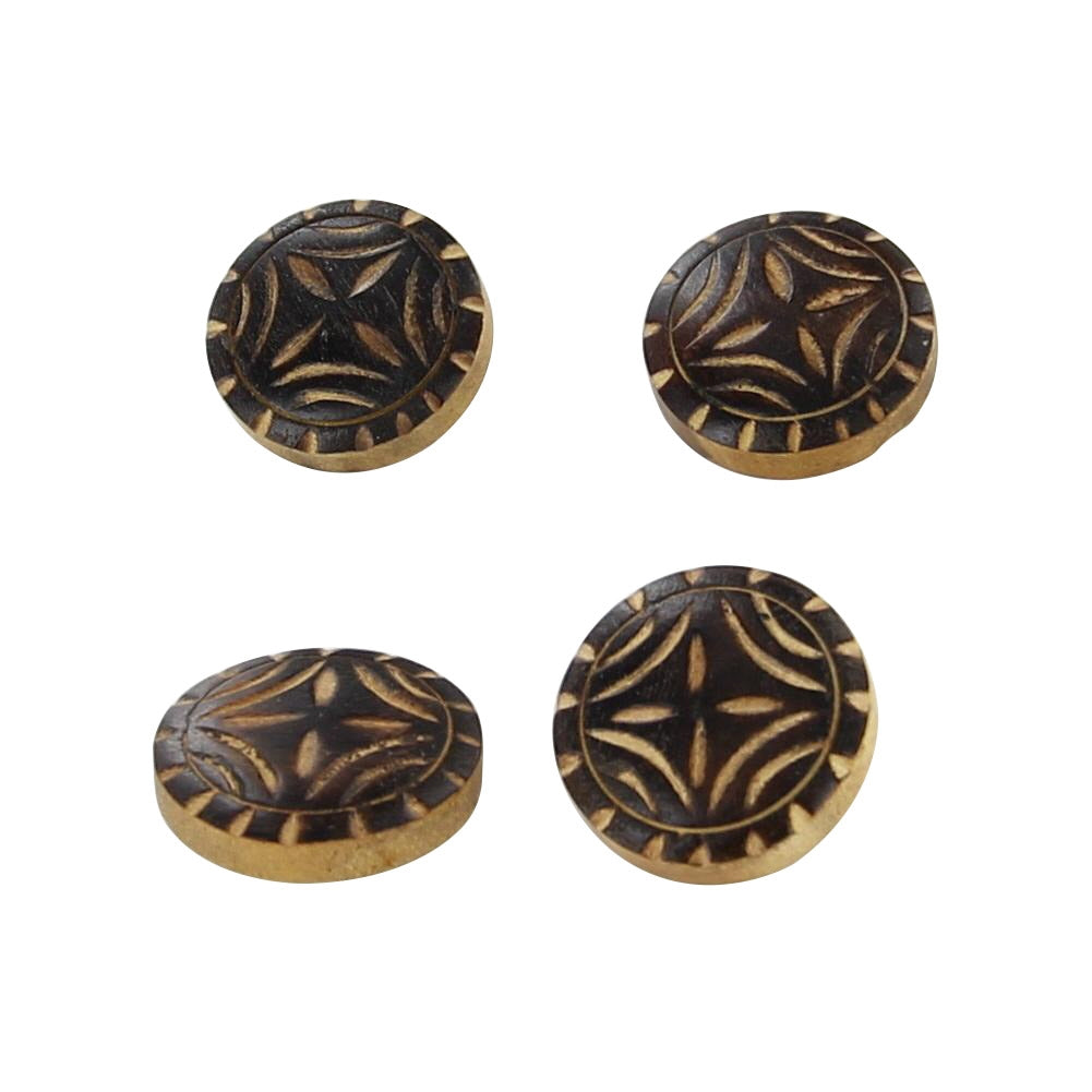 Horn Four Piece Life Essence Button Set