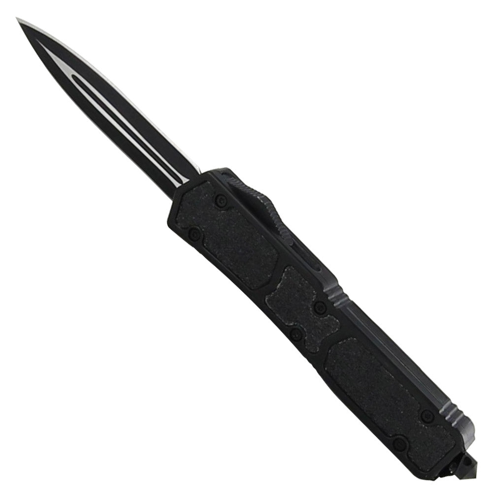 Tarantula Auto OTF Glass Breaker Knife Black