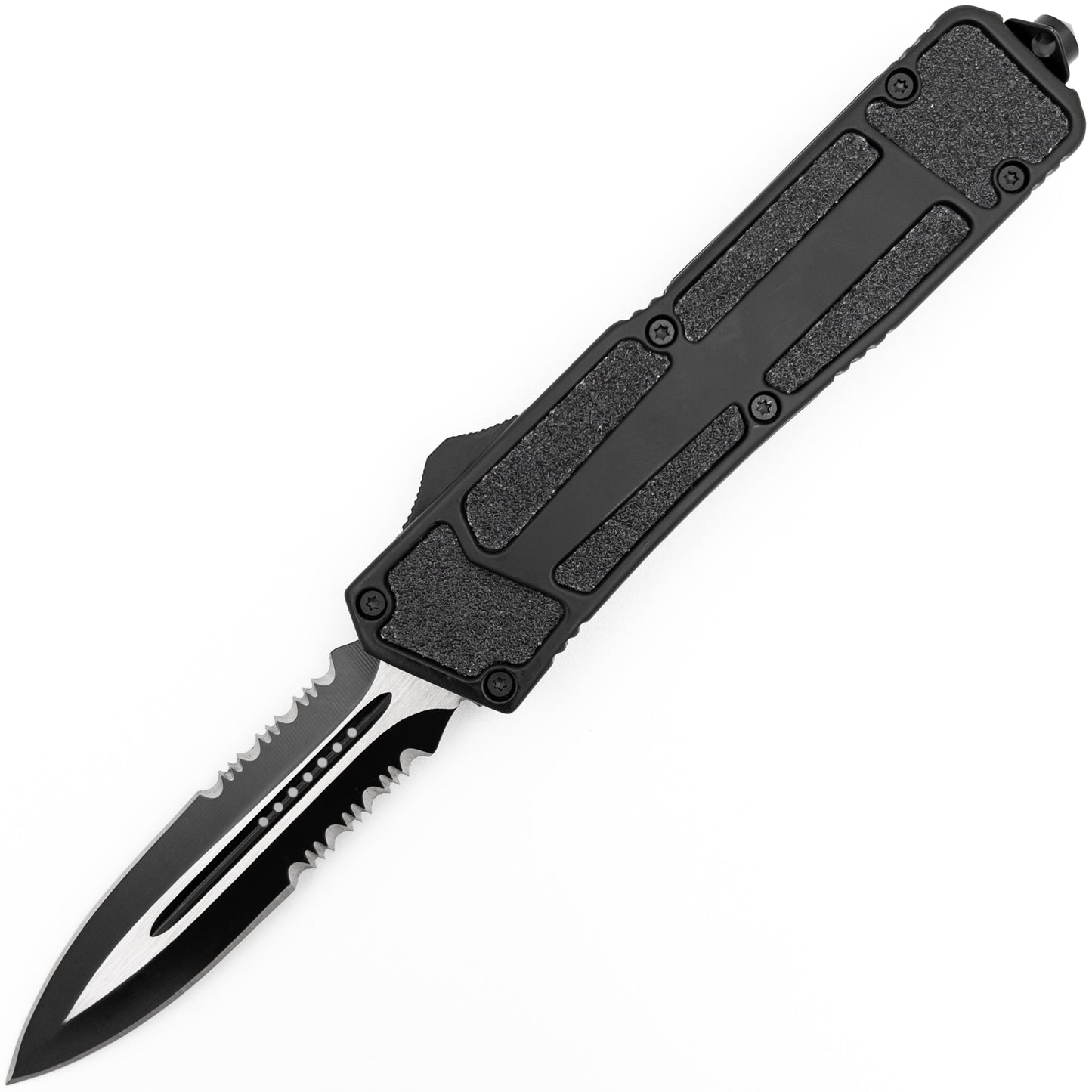 Dark Disciple Automatic Serrated Out The Front Knife