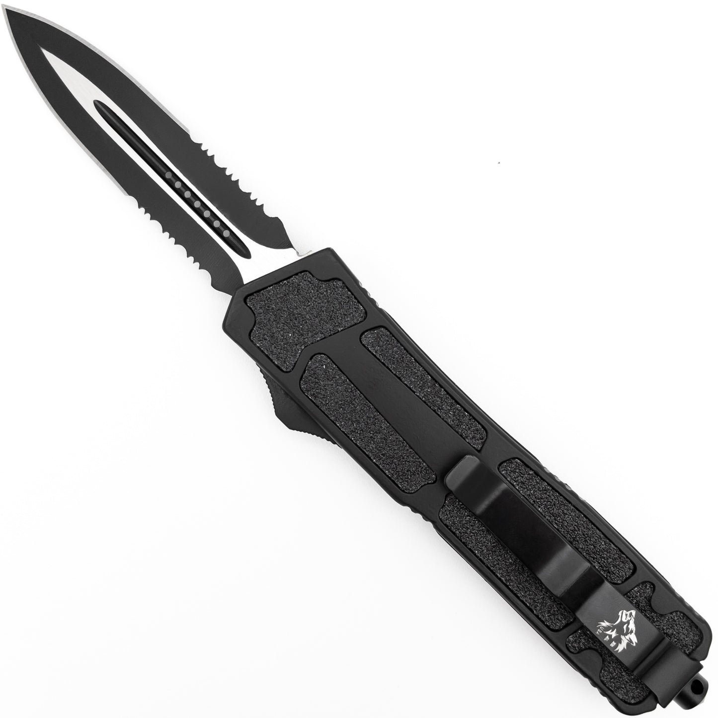 Dark Disciple Automatic Serrated Out The Front Knife