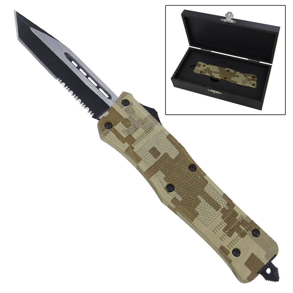 Dust Devil OTF Automatic BA Knife Box Set