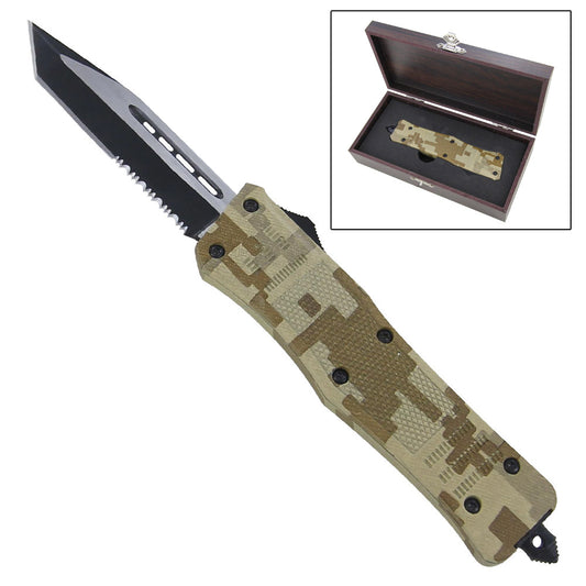 BA Knife Box Dust Devil OTF Automatic Set