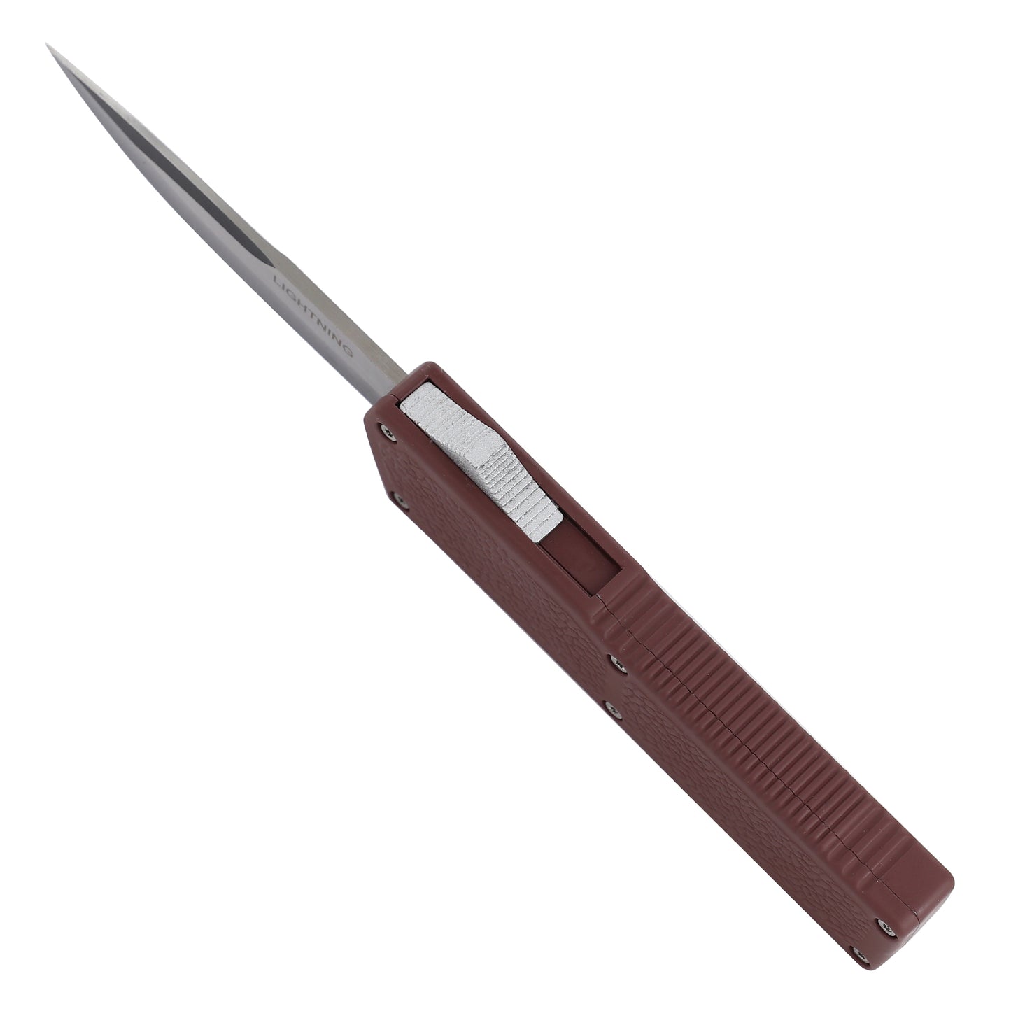 Out Of My Way Lightning Brown Dual Action Drop Point Automatic OTF Knife