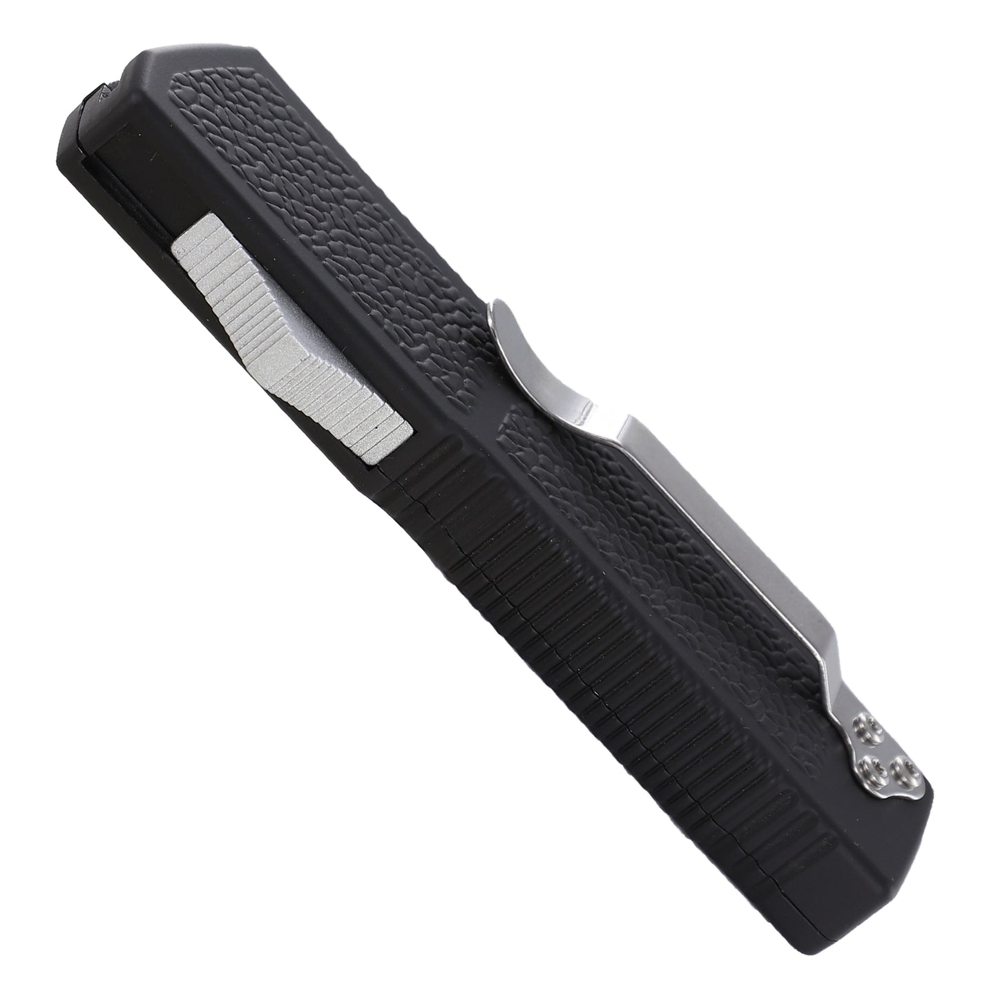 Devour Lightning Black Dual Action Tanto Automatic OTF Knife