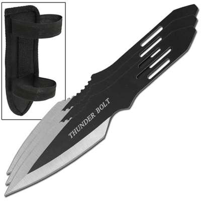 Thunder Bolt Throwing Knife 3 Piece Set