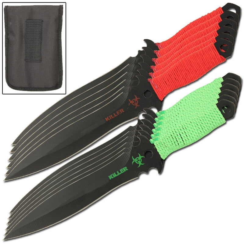 Vigilant 12 Piece Throwing Knives