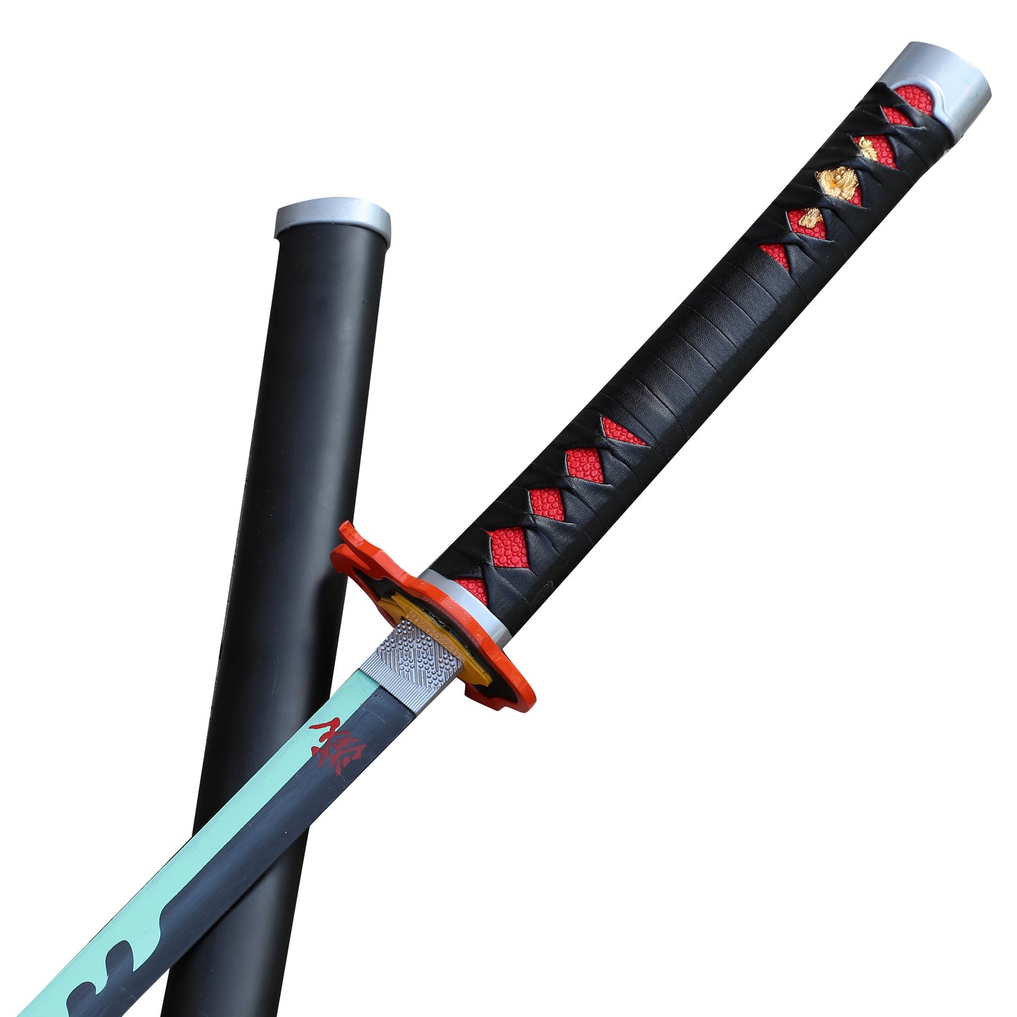 Kamado Tanjiro Collectible Demon Slayer Replica Black Nichirin Katana Sword