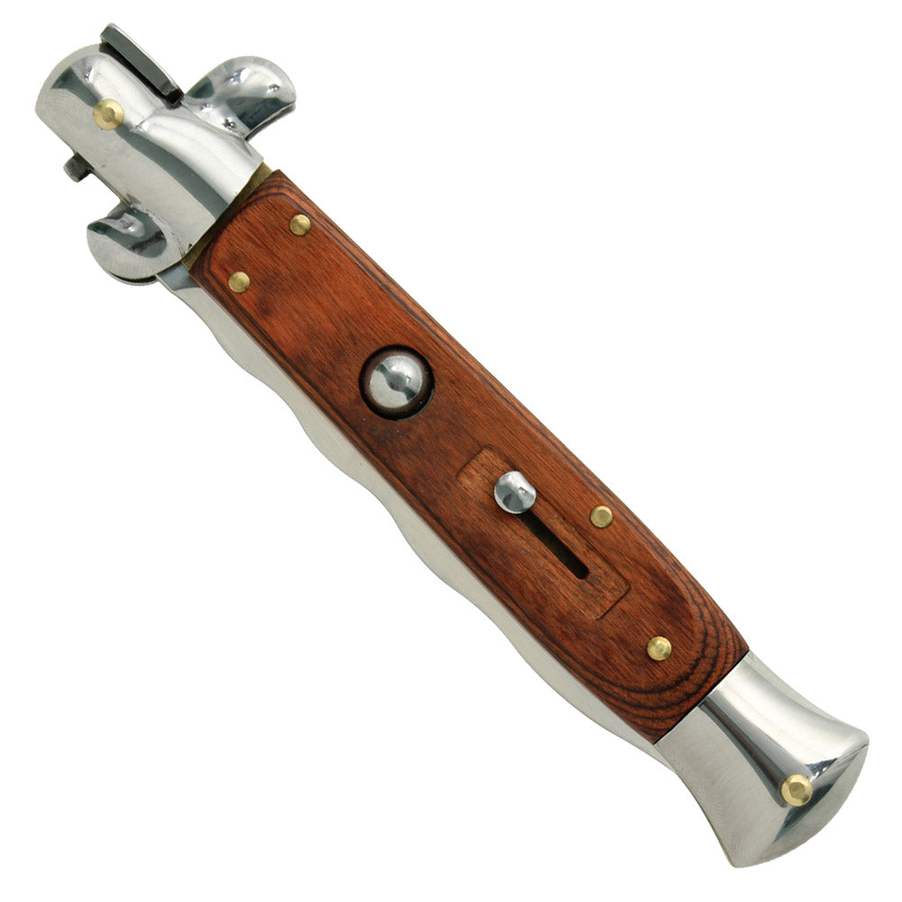 IL Grande Italian Milano Stiletto Rosewood Kriss Automatic Knife