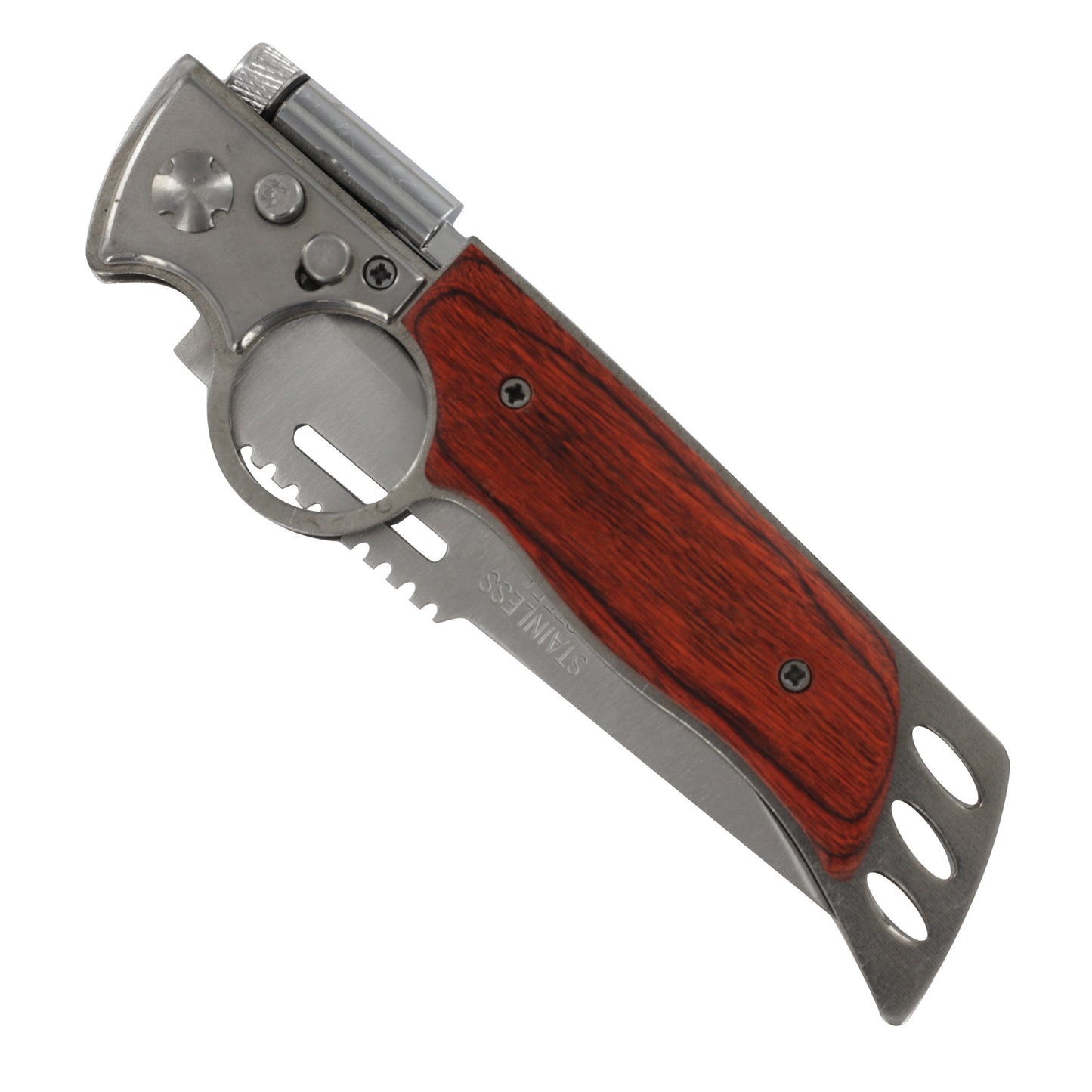 Residential Outlaw Automatic Folding Knife W/ Flashlight