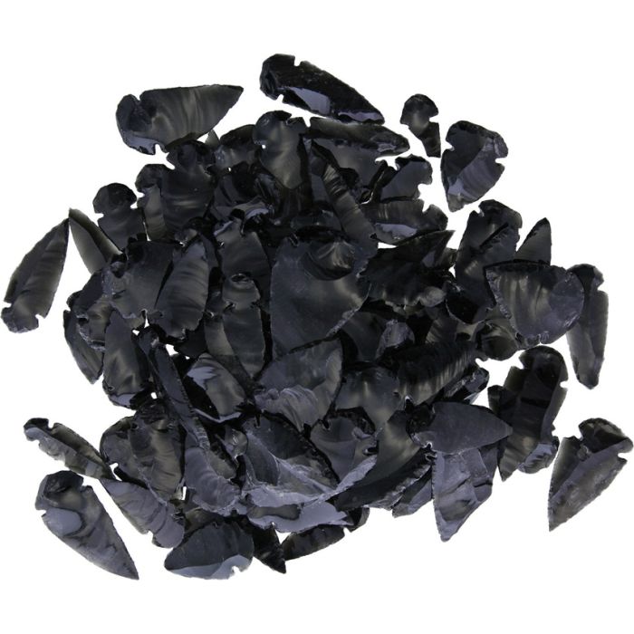 Arrowhead Black Obsidian Arrowhead Asst