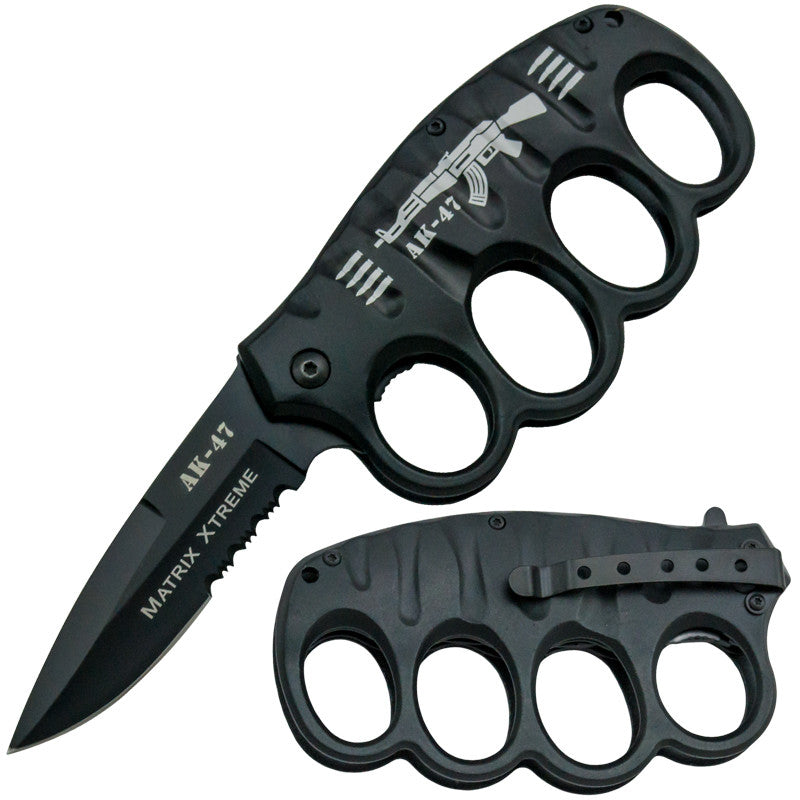 AK-47 Matrix Extreme Spring Action Trench Knife