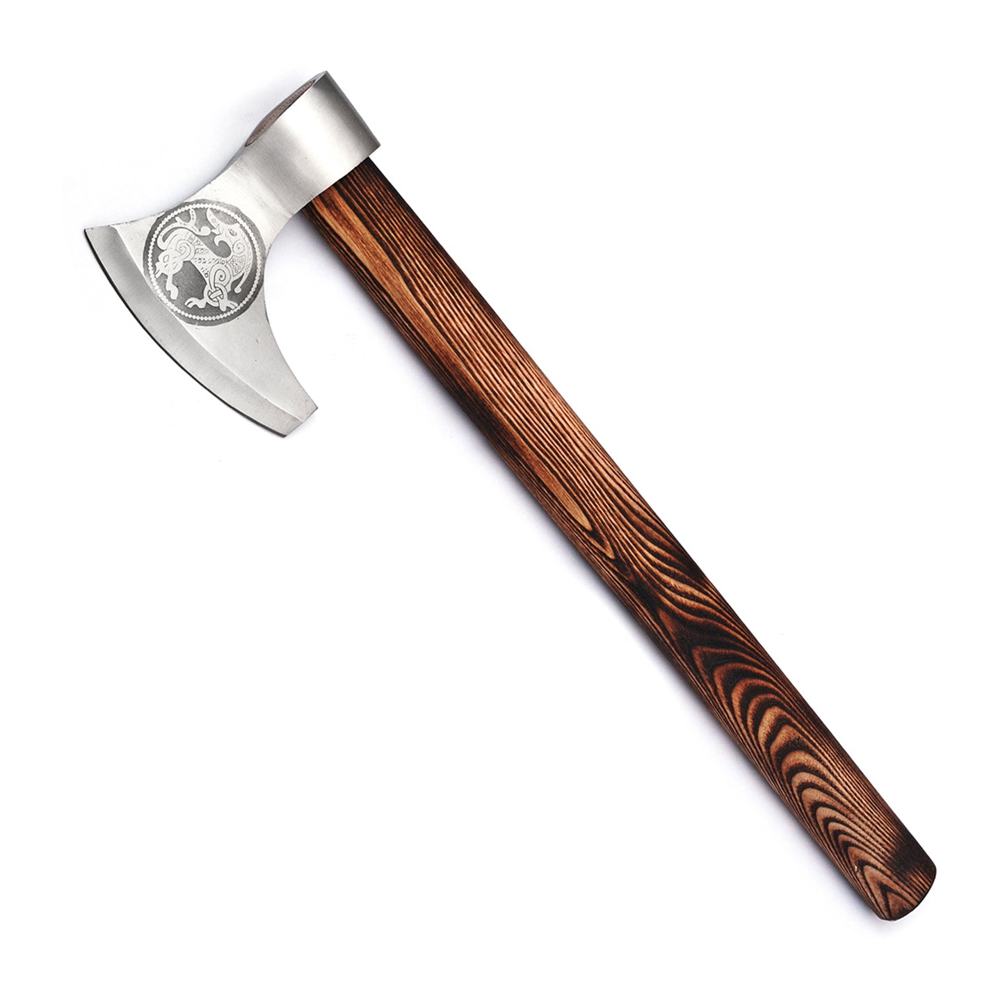 Warhorse High Carbon Forged Steel Bearded Axe