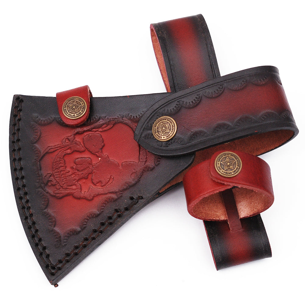 Immoral Skull and Cross Outdoor Hammer Head Axe