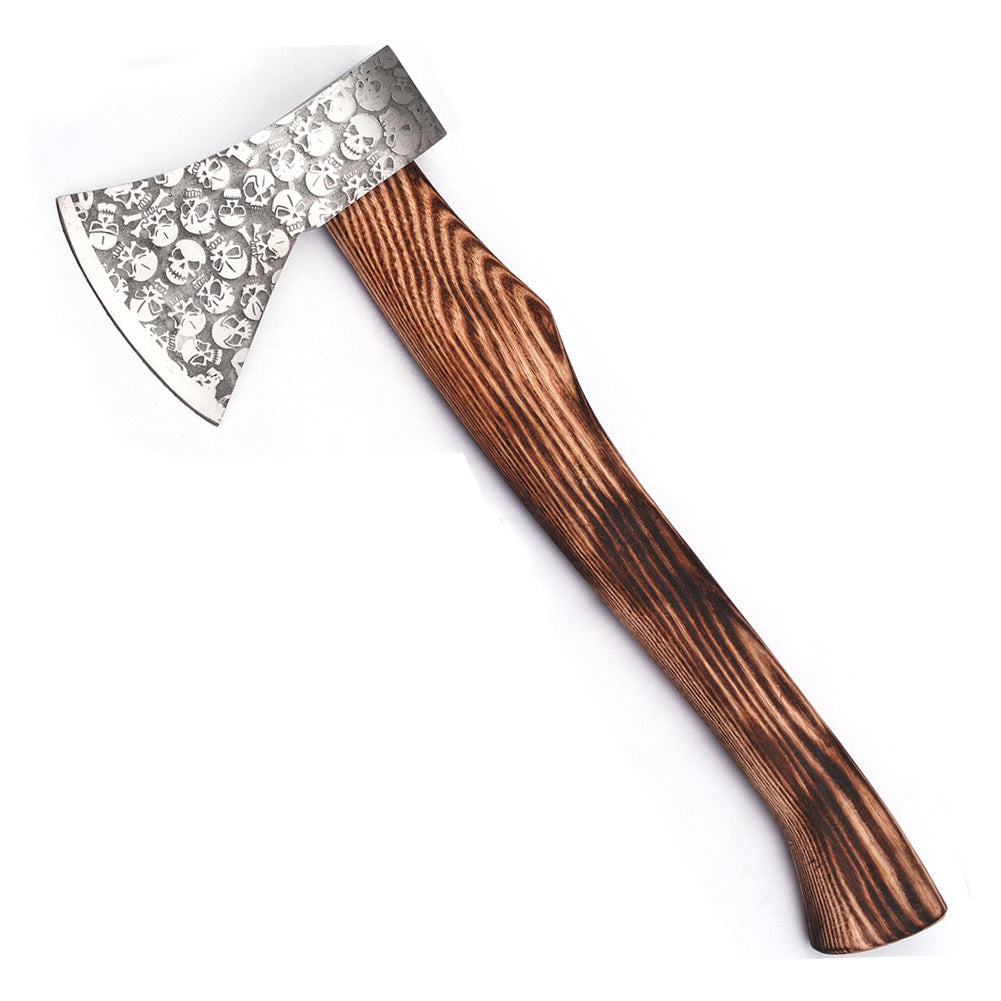 Smokin Skull Functional Outdoor Axe