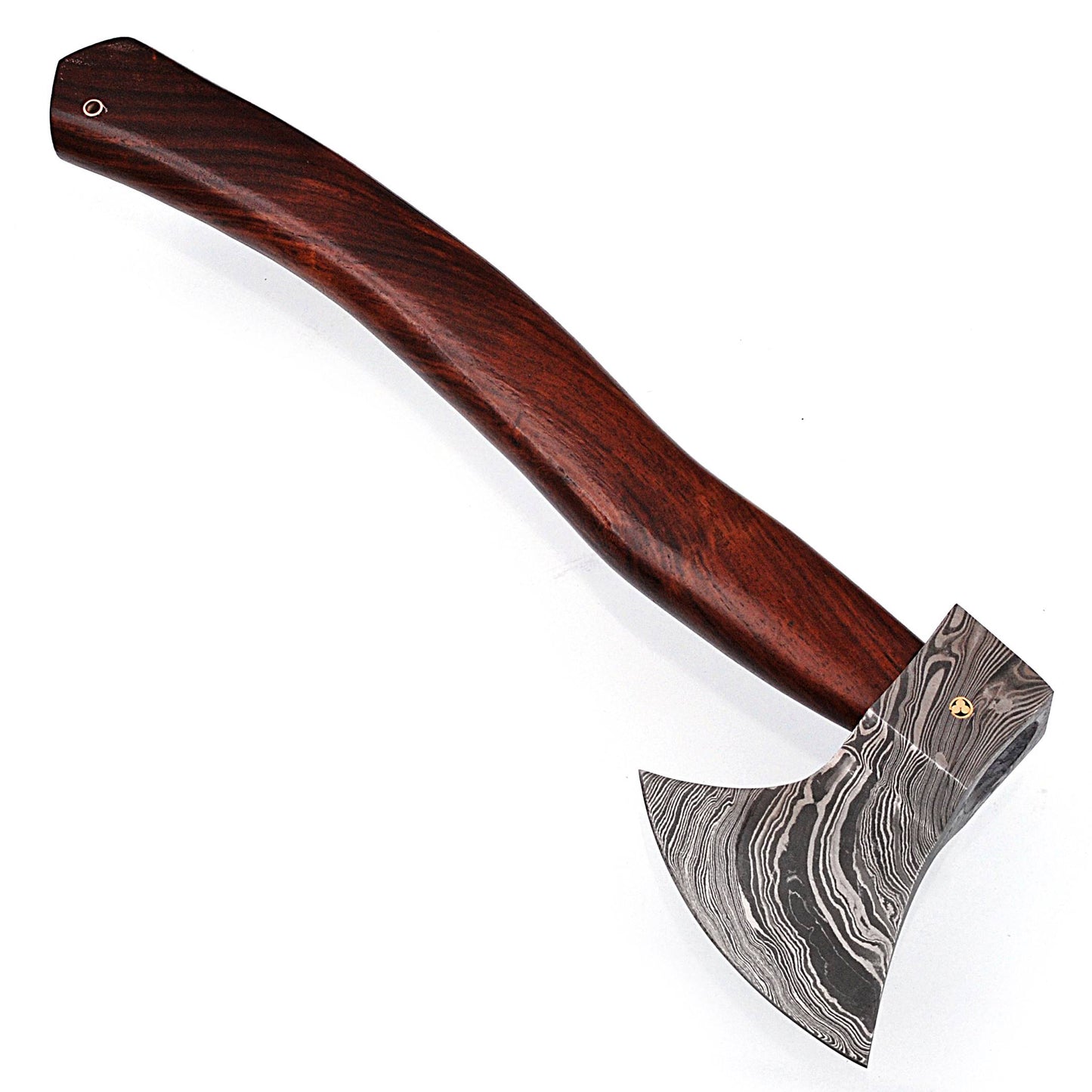 Icelander’s Saga Functional Exceptional Quality Damascus Steel Outdoor Axe