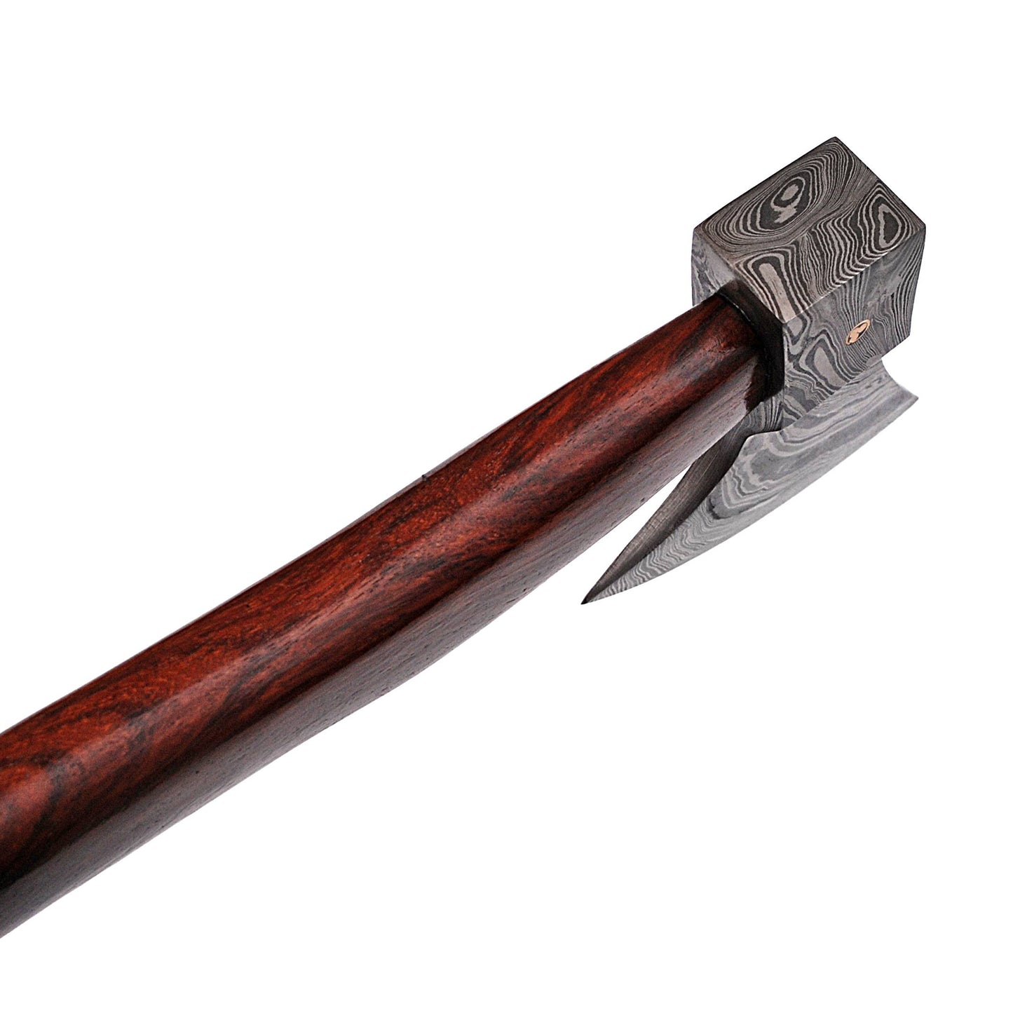 Icelander’s Saga Functional Exceptional Quality Damascus Steel Outdoor Axe