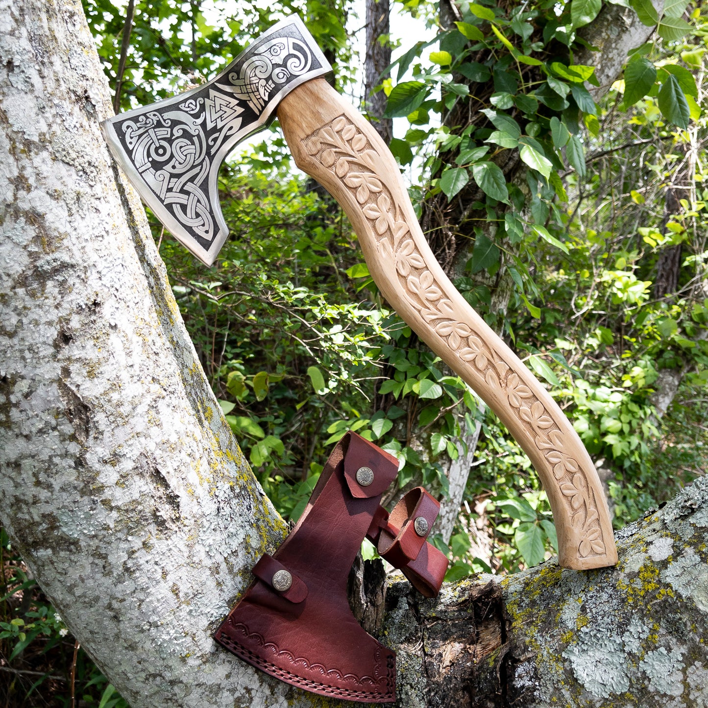 Call of the Fallen Medieval Viking Bearded Outdoor Axe