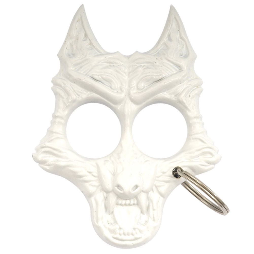 Self Defense Twilight Werewolf Keychain White