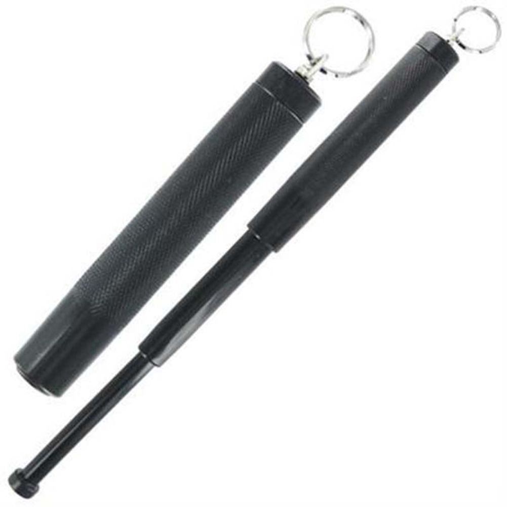 Keychain Tempered Steel Black  Mini Baton