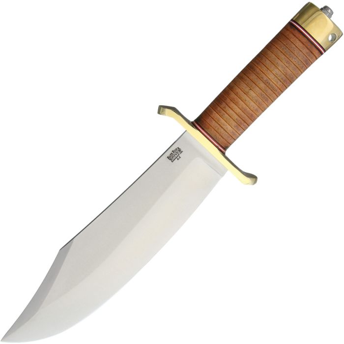 Bark River-V-44 Bowie Stacked Leather