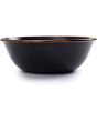 Barebones Living Enamel Bowl Set Charcoal