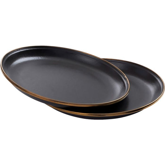 Barebones Living Enamel Salad Plate Set