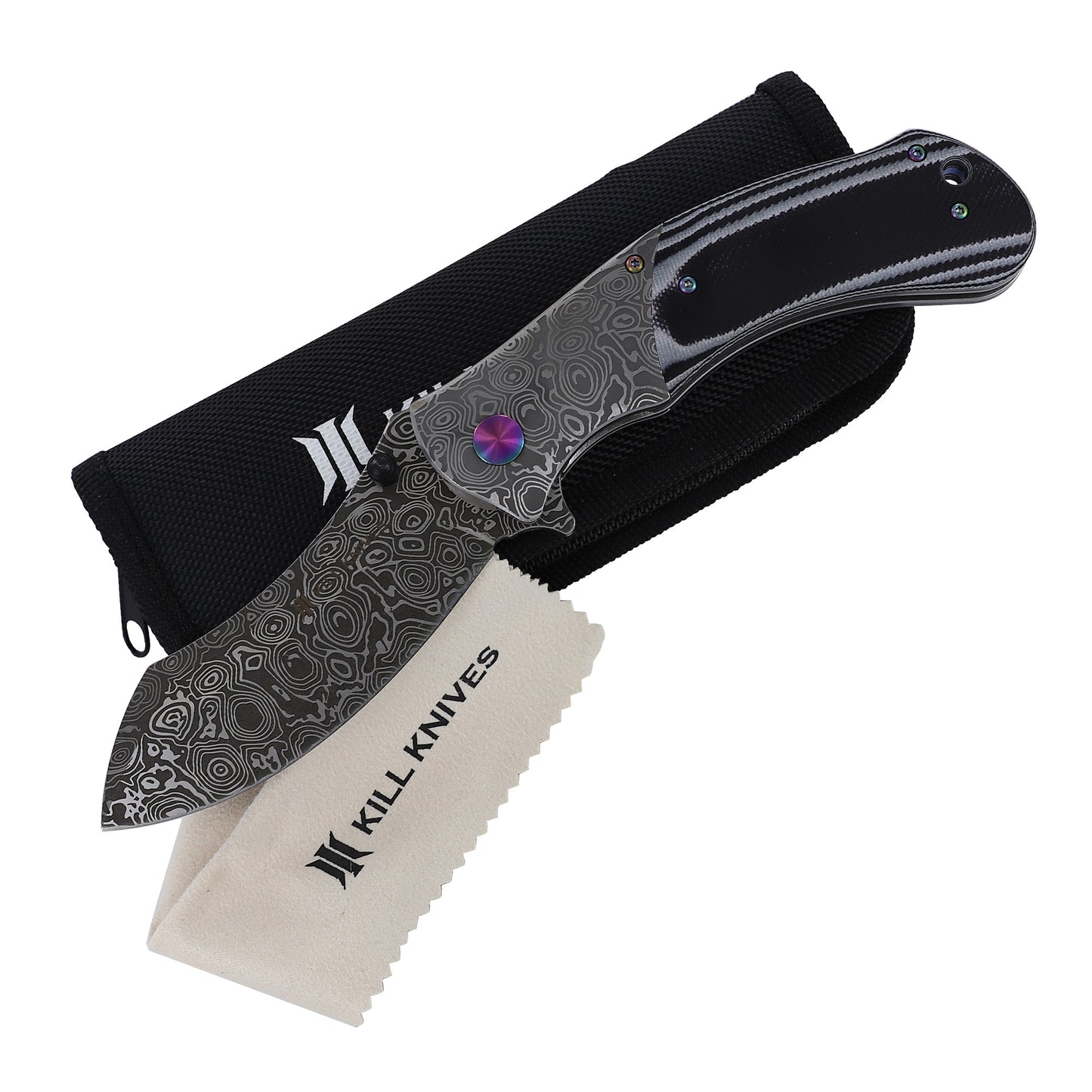 KILL KNIVES™ Battle of One Heavy Duty Ball Bearing Spring Assisted Nessmuk Blade Pocket Knife