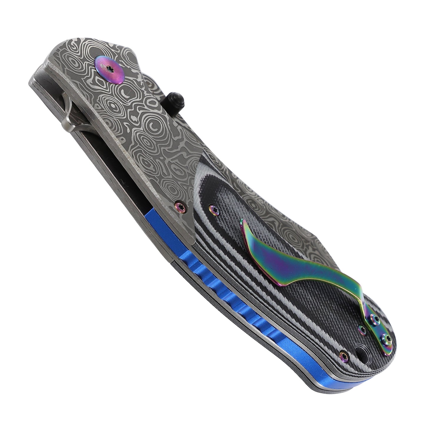 KILL KNIVES™ Battle of One Heavy Duty Ball Bearing Spring Assisted Nessmuk Blade Pocket Knife