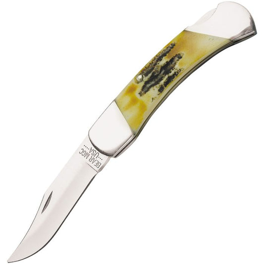 Bear & Son Lockback India Stag Bone