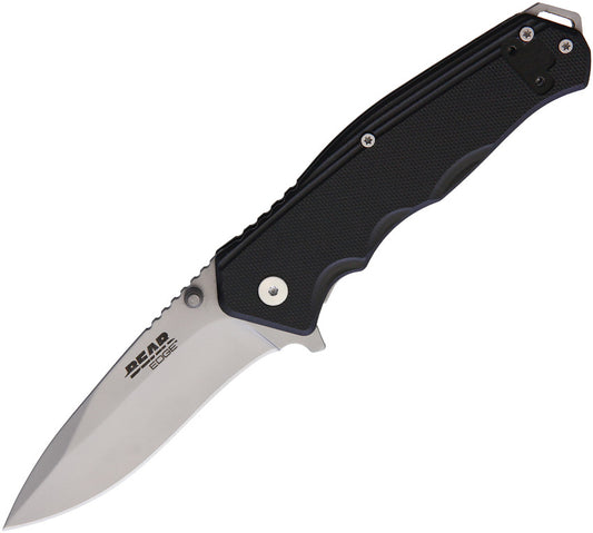 Bear Edge-Sideliner Linerlock Black G10