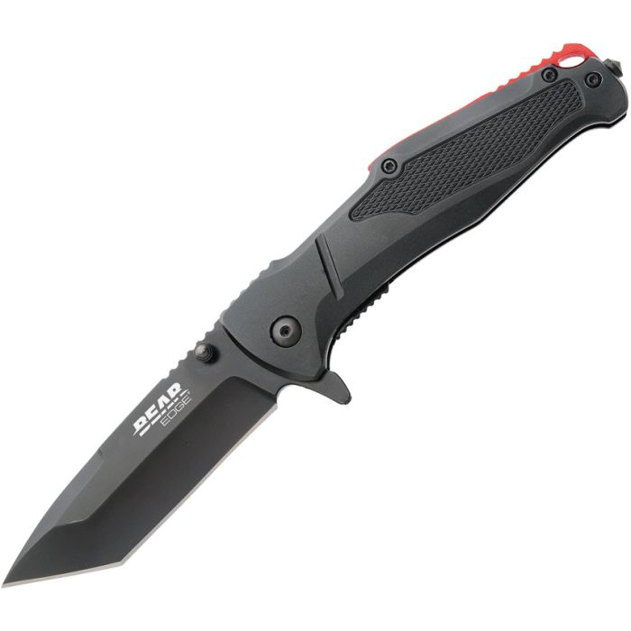 Bear Edge Linerlock A/O Black/Red