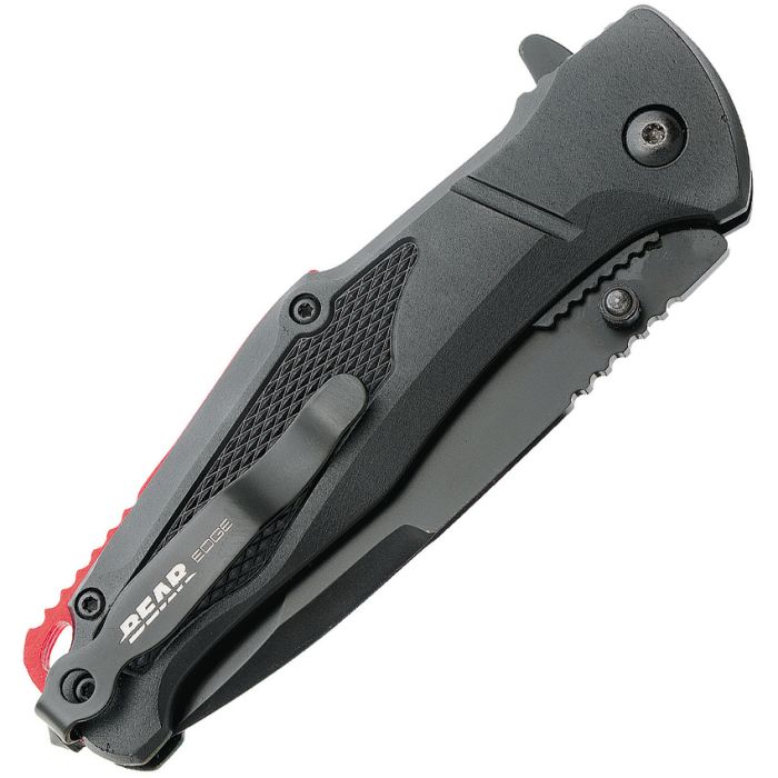 Bear Edge Linerlock A/O Black/Red