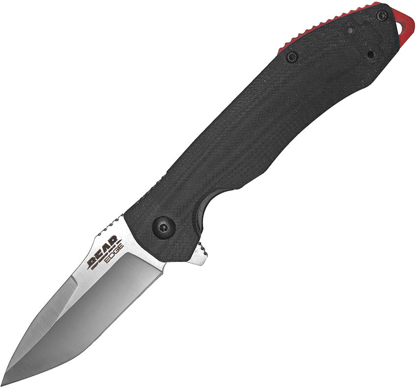 Bear Edge-Framelock Black G10