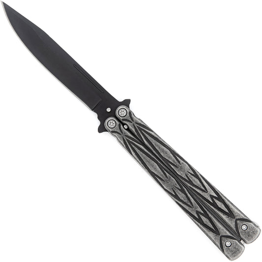 Butterfly Sudden Fatality Tribal Knife | Black Blade