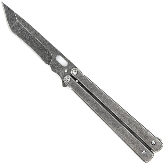 Butterfly Coal Miner Steel Knife | Stonewash Blade