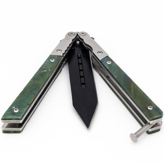 Battlefield Green Butterfly Mission Knife