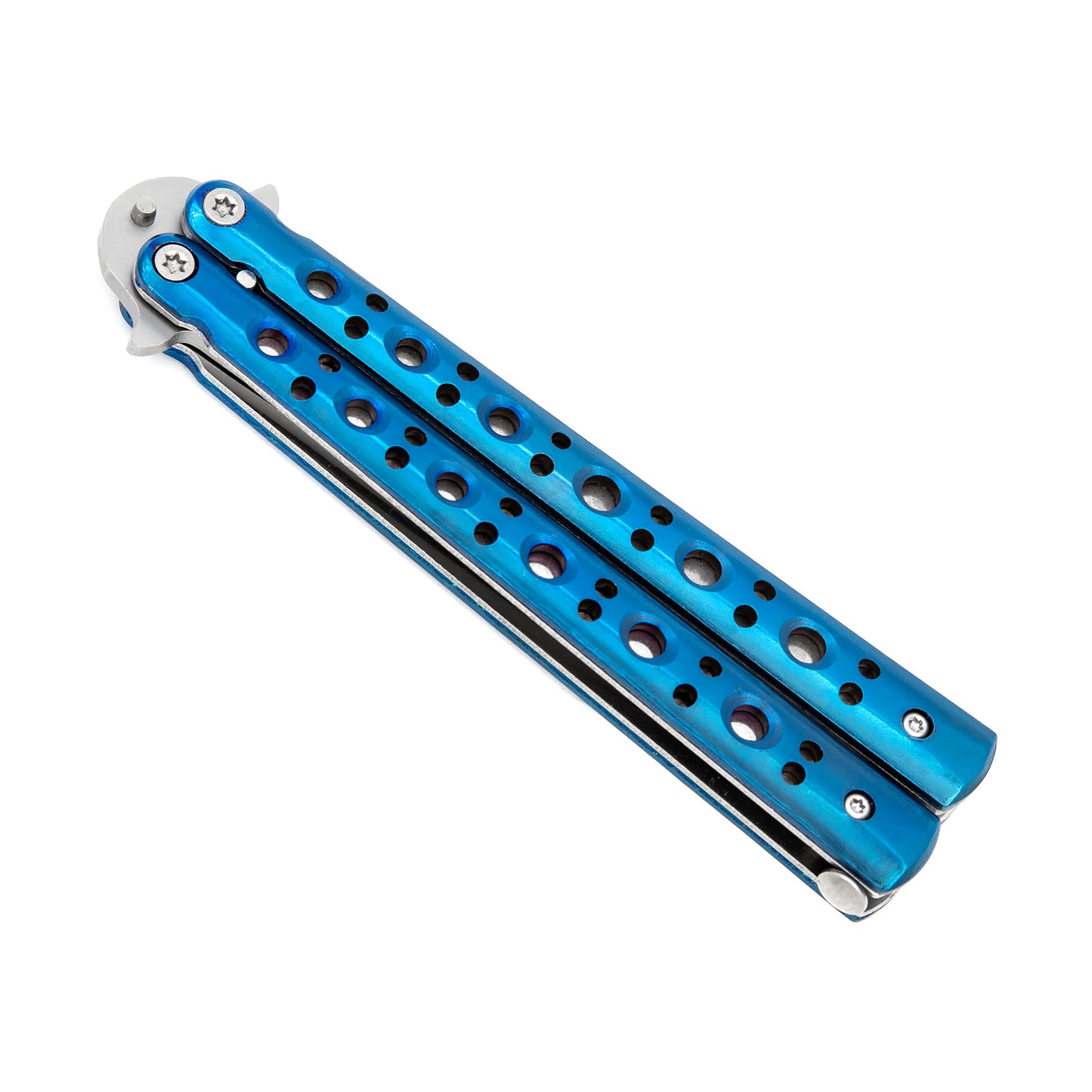 Electric Fault Balisong Clip Point Butterfly Knife Flipper