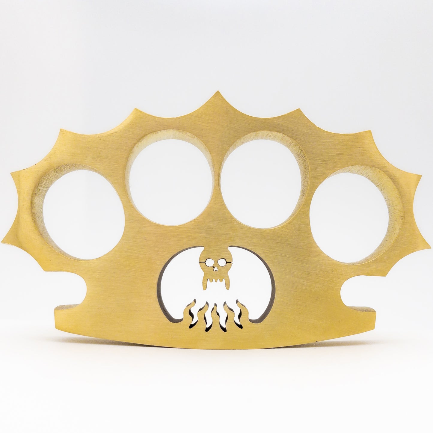 Walk on the Wired Side 100% Pure Brass Knuckle Paper Weight Accessory | Demon Design