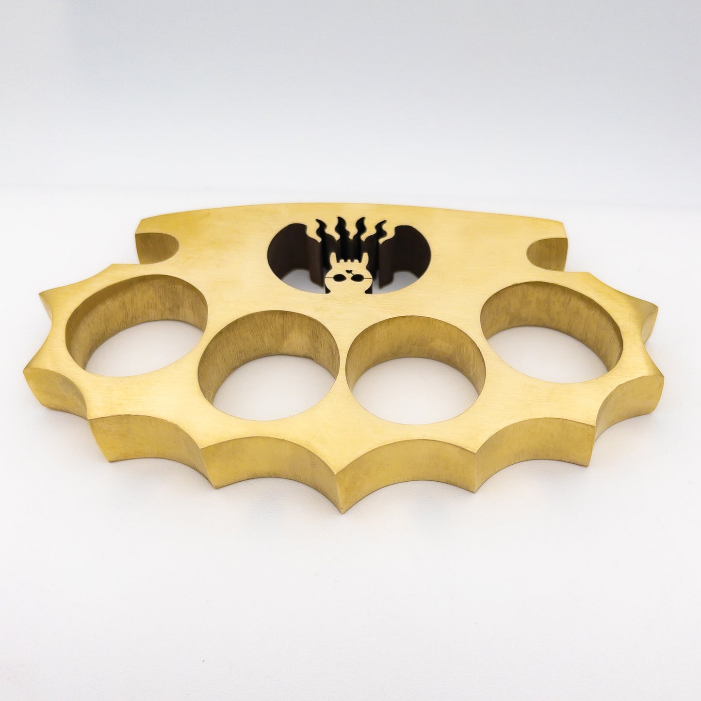 Walk on the Wired Side 100% Pure Brass Knuckle Paper Weight Accessory | Demon Design