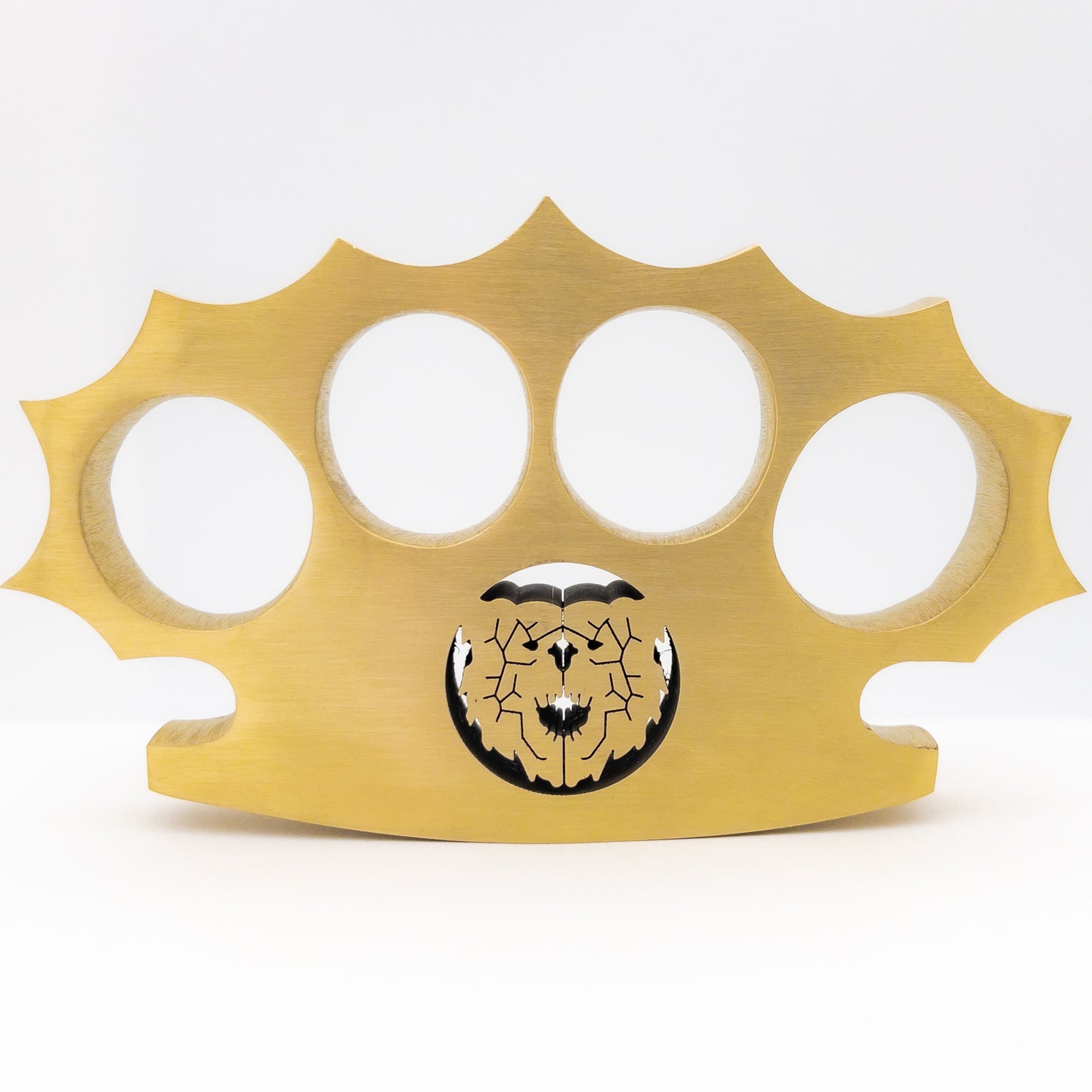 Walk on the Wired Side 100% Pure Brass Knuckle Paper Weight Accessory | Bear Design