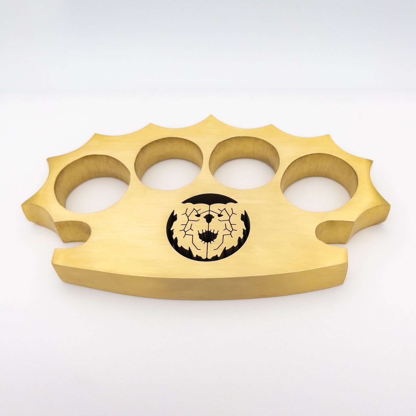 Walk on the Wired Side 100% Pure Brass Knuckle Paper Weight Accessory | Bear Design