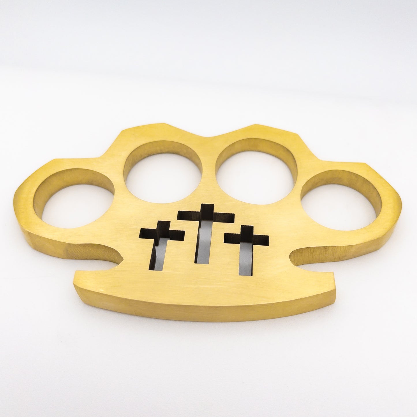 Love, Patience, and Altruism 100% Pure Brass Knuckle Paper Weight Accessory