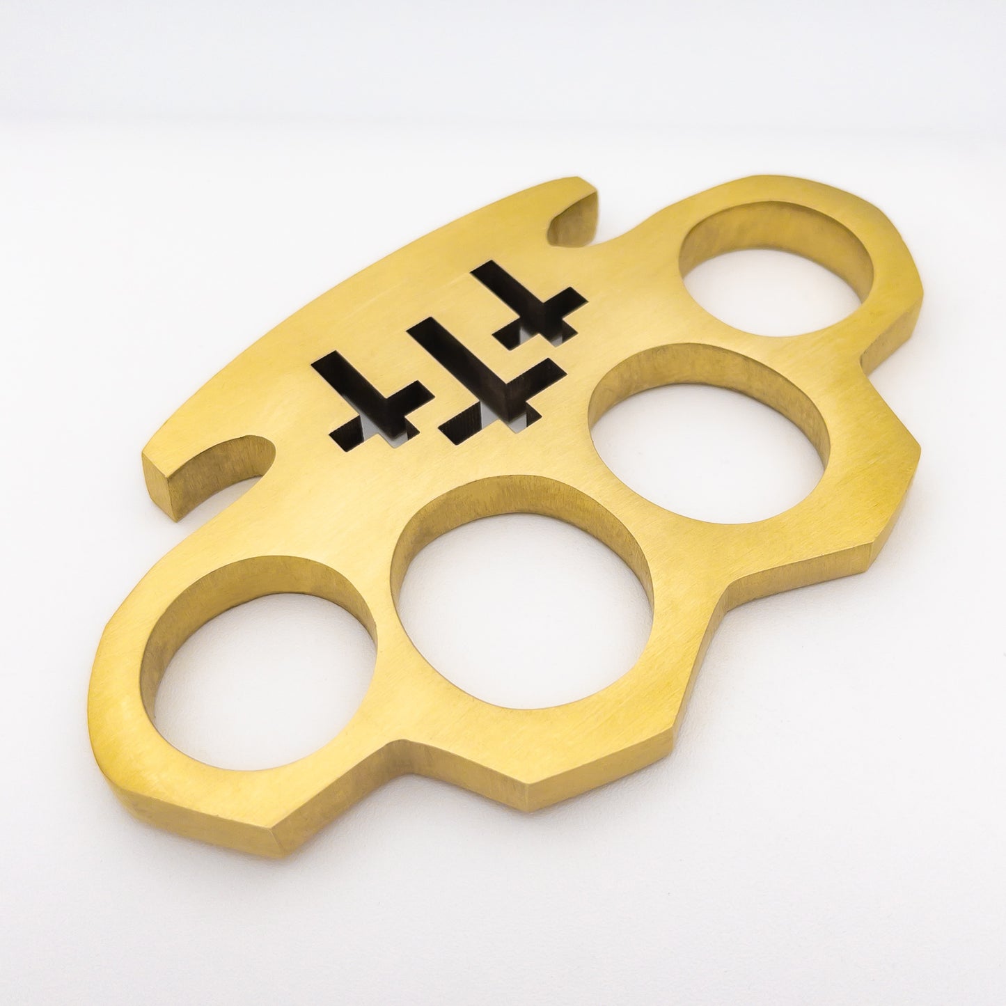 Love, Patience, and Altruism 100% Pure Brass Knuckle Paper Weight Accessory