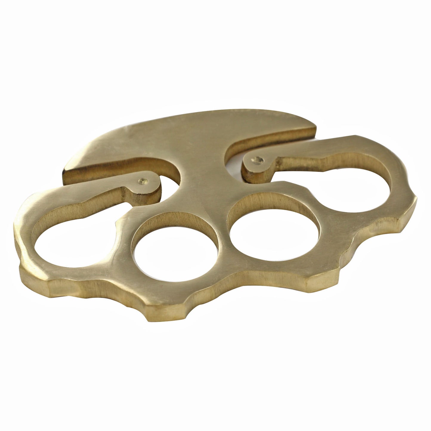 Take A Hint Knucklip 100% Solid Brass Knuckle Key Ring Belt Clip