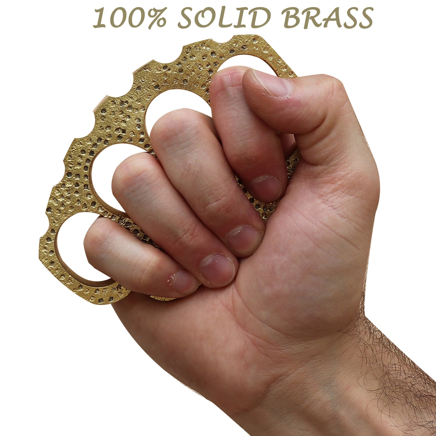 Unstoppable Tank 100% Pure Brass Knuckle Paper Weight Accessory