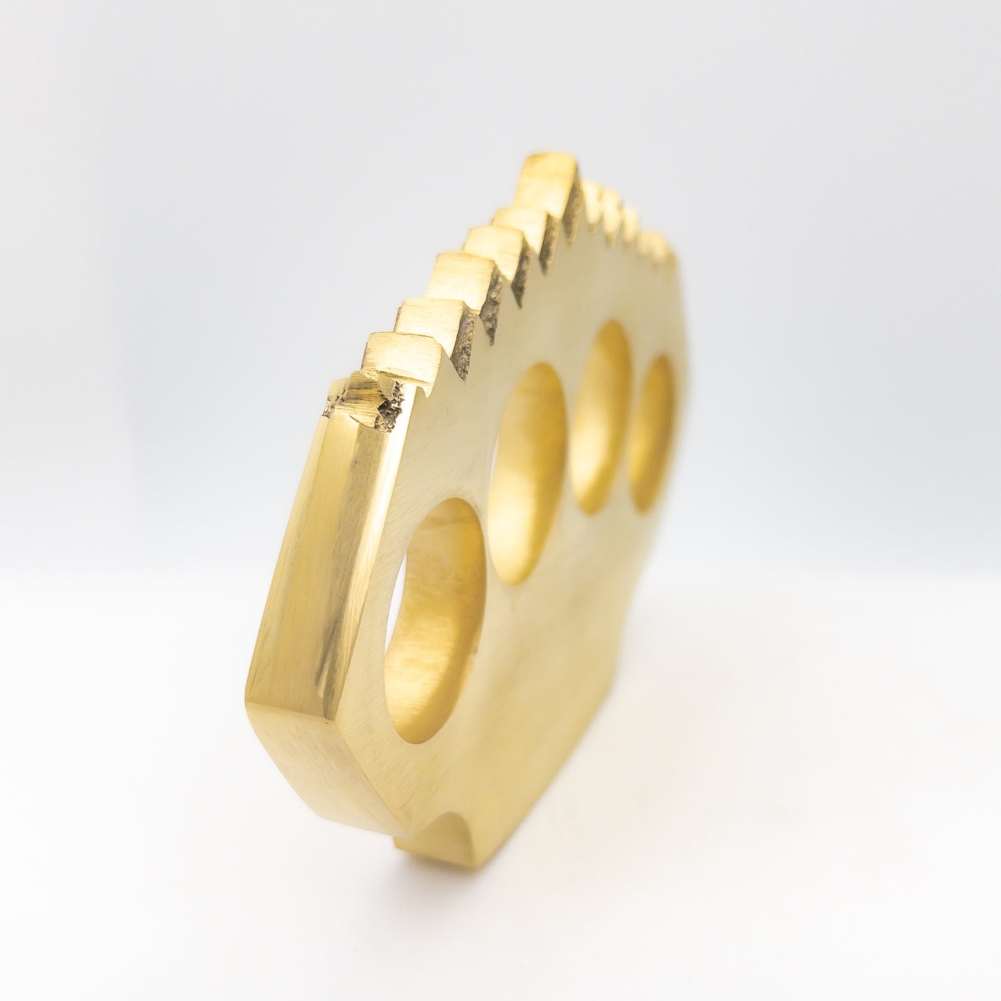 To the Death 100% Pure Brass Knuckle Paper Weight Accessory